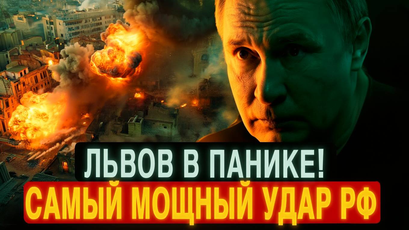 Львов в ужасе, мощнейший ракетный налет на Львов за все время войны, такого еще не было
