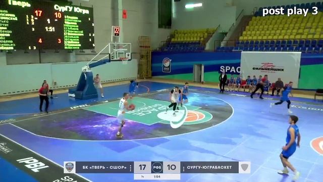 Нападение в баскетболе / POST PLAY ACTION /