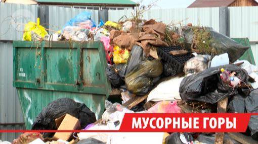 Мусорные горы образовались в селе Хомутово под Иркутском