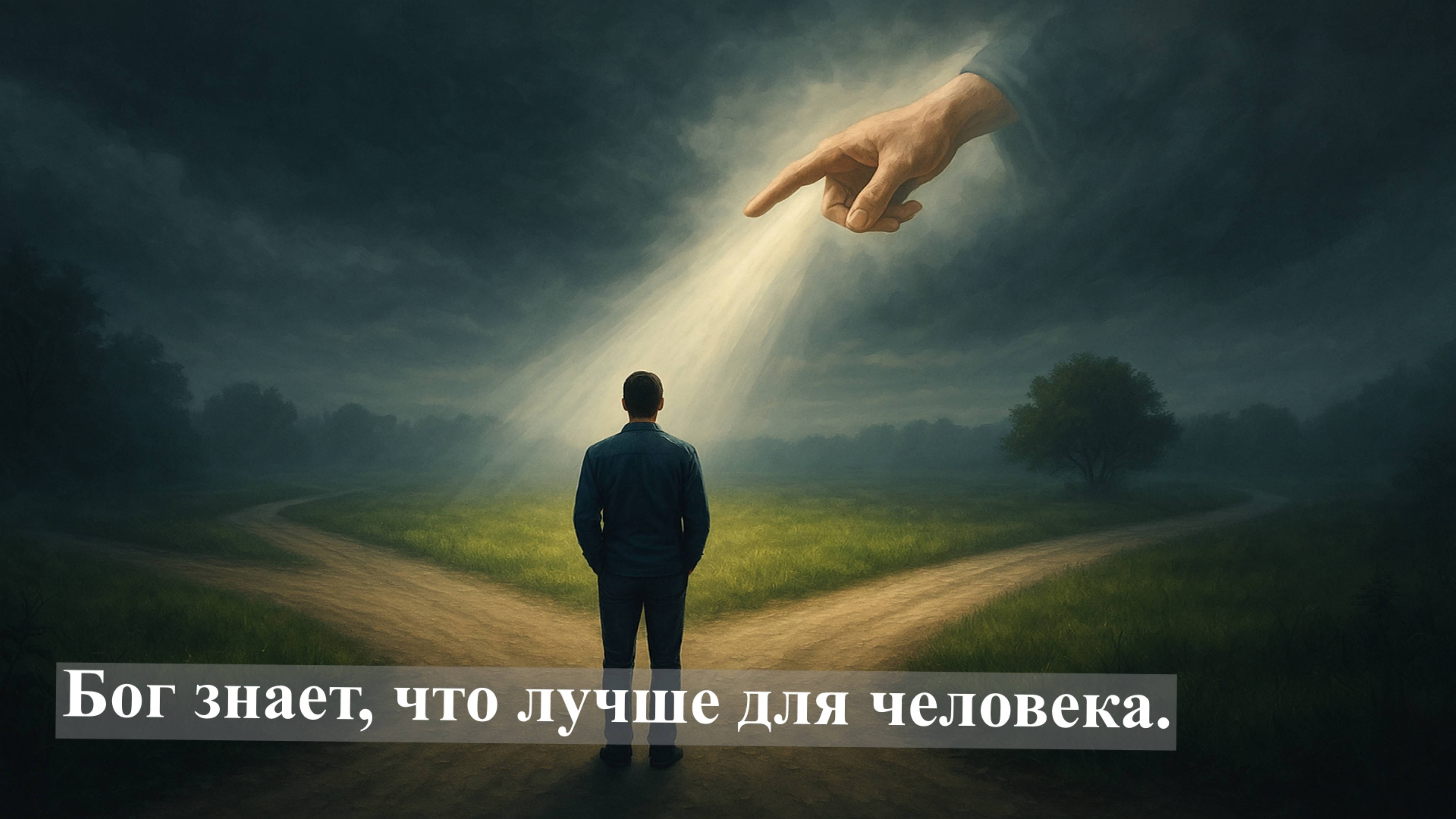 Бог знает что лучше для человека