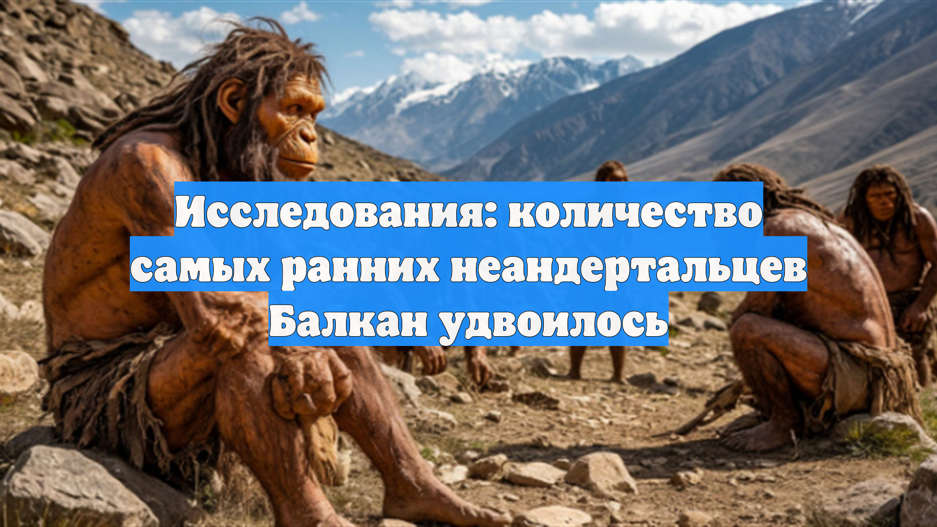 Исследования: количество самых ранних неандертальцев Балкан удвоилось