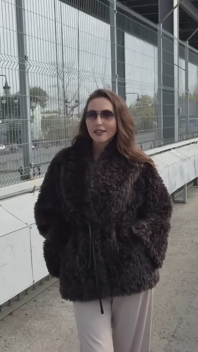 ▫️ Шуба из экомеха