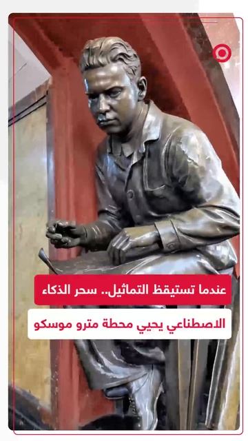 خيال يتحول إلى واقع.. تماثيل محطة _بلوشد ريفوليتسي_ بموسكو تنبض بالحياة عبر الذكاء الاصطناعي