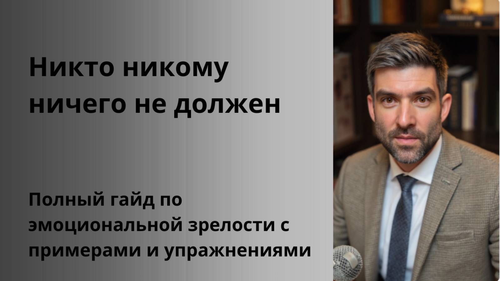 Никто никому не должен. Полный гайд по эмоциональной зрелости с примерами и упражнениями