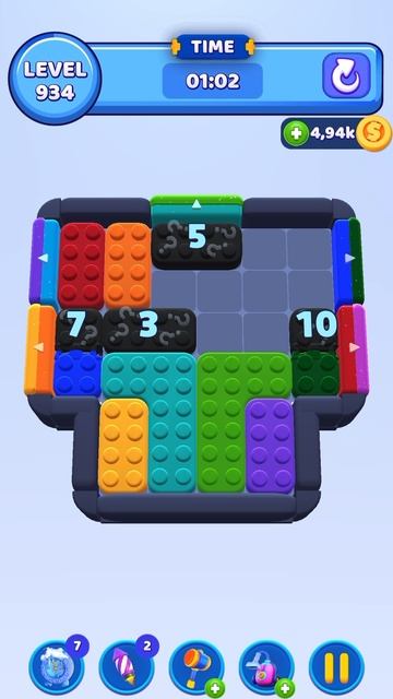 Color Block Jam 934 Уровень