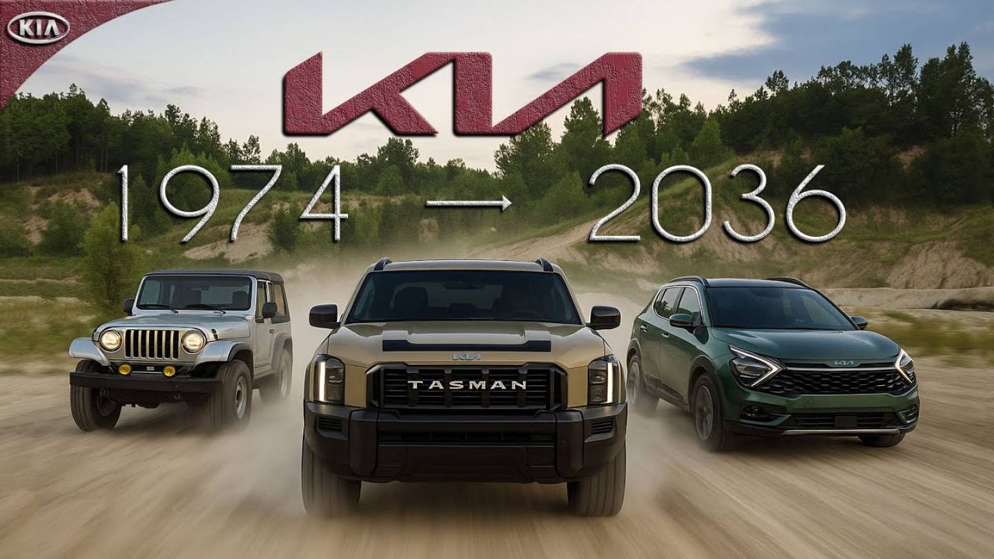 Kia Cars 1974–2036 История трансформации автомобиля #Technoyarus