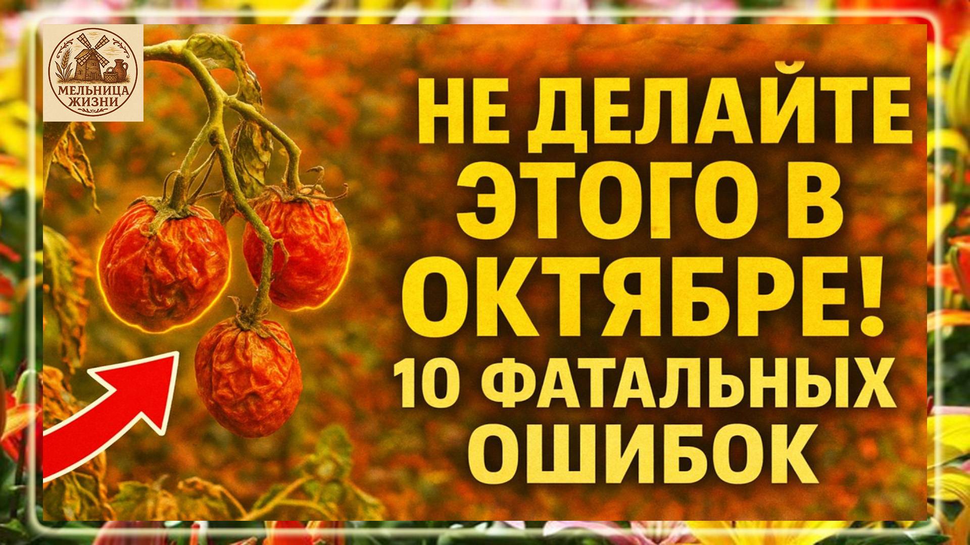 НЕ ДЕЛАЙТЕ ЭТОГО в ОКТЯБРЕ! 10 фатальных ошибок, которые уничтожат урожай следующего года.