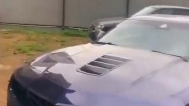 Бамблби трансформируется.