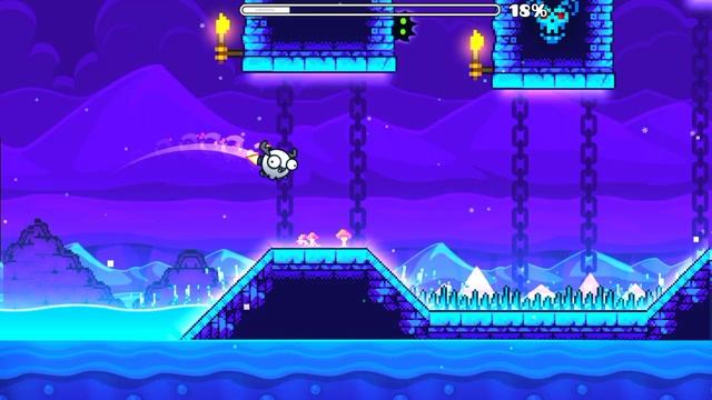 Первое видео Geometry Dash