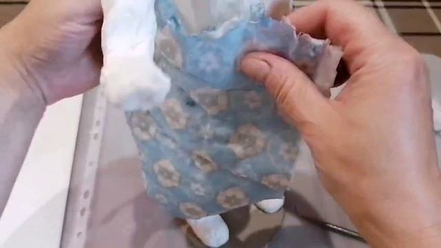 Ватный дед Мороз. Урок 5