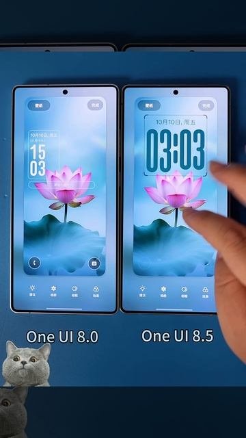 BREAKING！Samsung One UI 8.5 Adaptive Lock Screen Clock Can Be Used On Any Object!