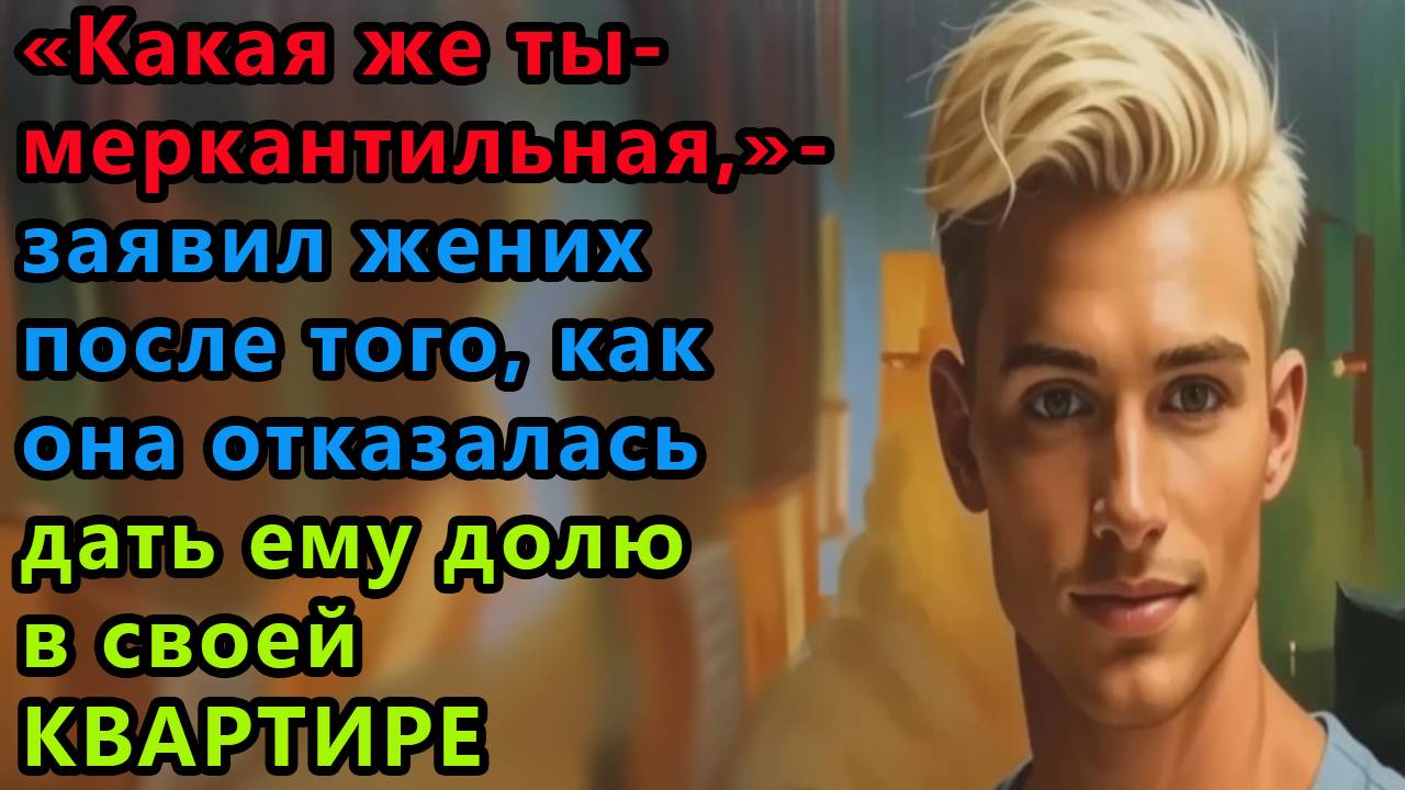 Истории из жизни. Какая же ты меркантильная, заявил жених Аудио рассказы, Жизненные истории