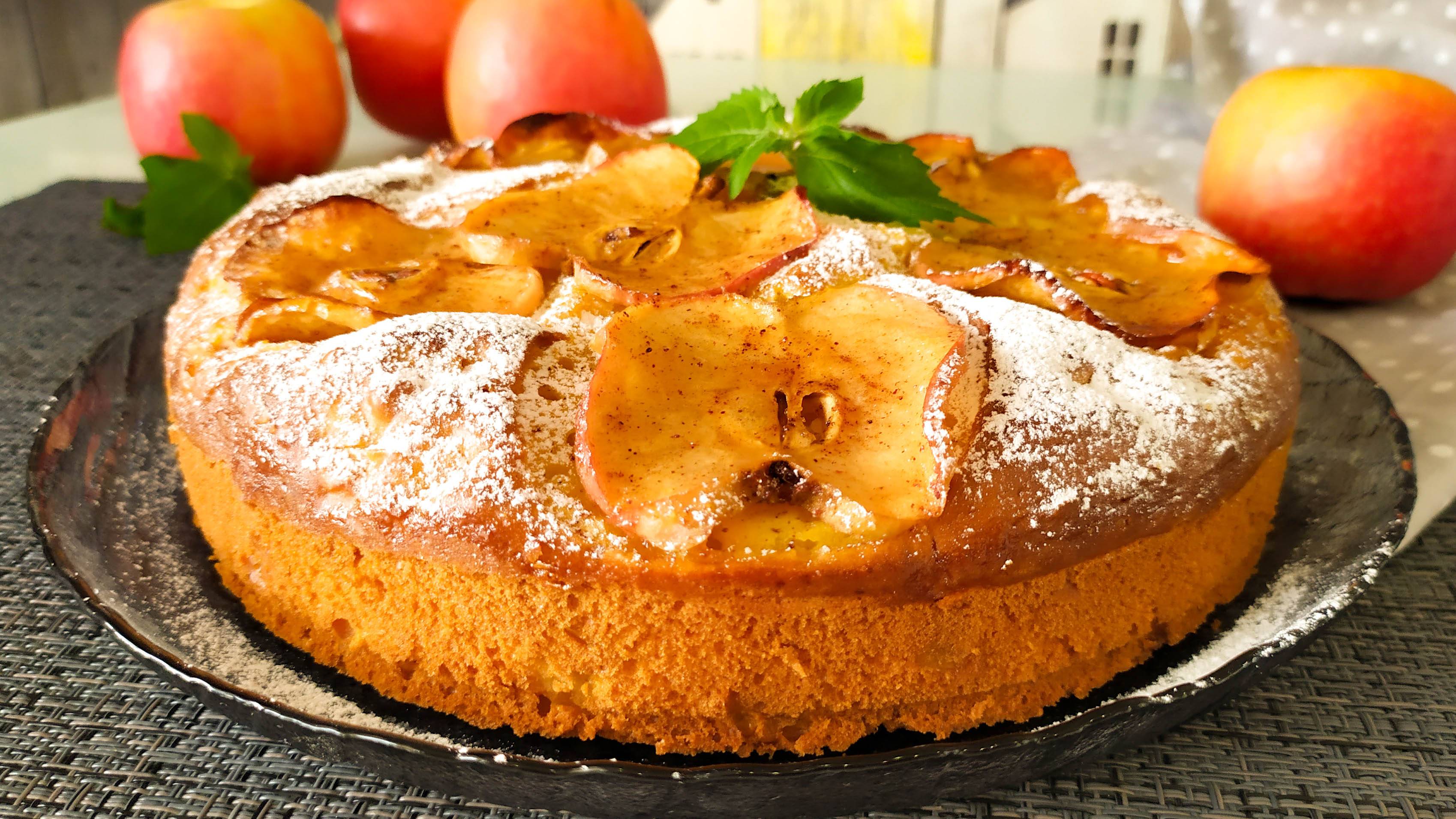 Вкусная НОВИНКА! 🥧 Замешивается за минуты! 🍎 Бесподобная ТВОРОЖНАЯ ШАРЛОТКА с яблоками!