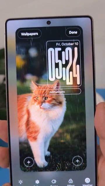PhoneArt - One UI 8.5, I Don't Know If This Is New. Now You Can Set The Weather ...