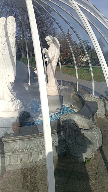 11 октября 2025 Беседка с ангелами в -Дивеево,Нижегородской области. Поездка -Нины Филиппович.