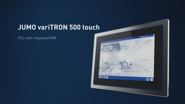 JUMO VariTRON 500 Touch-ПЛК с интегрированной сенсорной панелью оператора