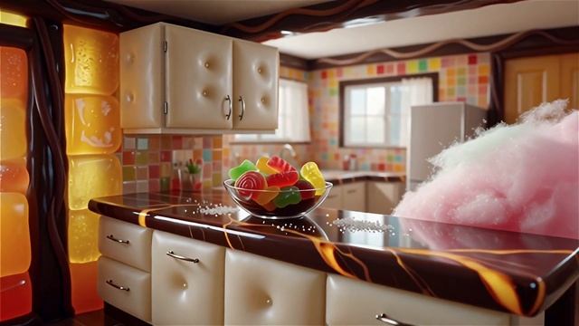 СЪЕДОБНЫЙ ДОМ за 24 ЧАСА! (ПОЛНОСТЬЮ ИЗ МАРМЕЛАДА) 😱