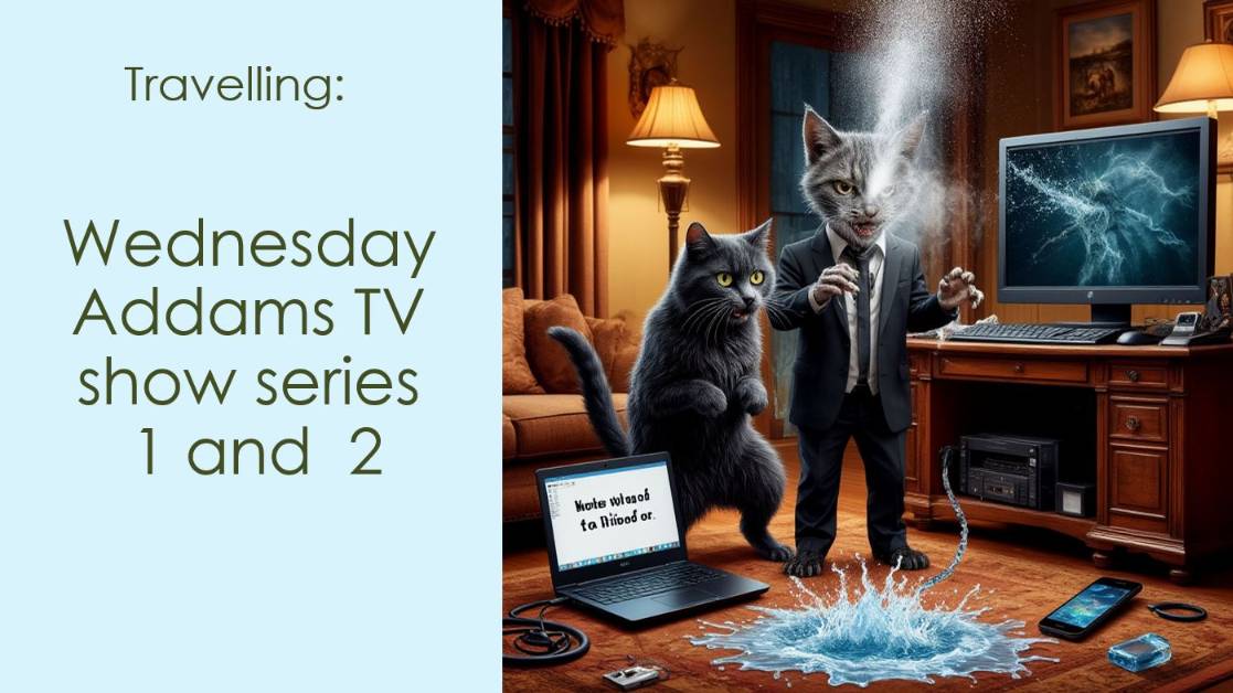 Story # 108 : Travelling :  Wednesday Addams Tv Show Series # 1 And # 2