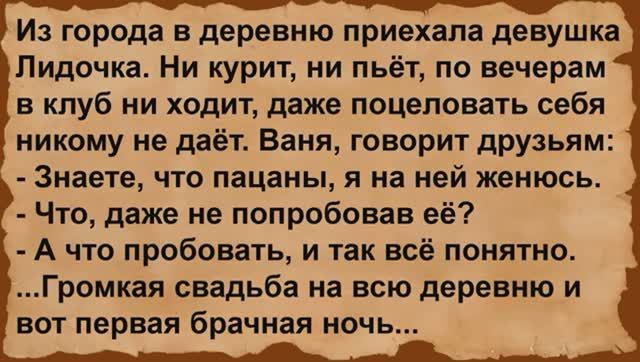 Про городскую девушку Лидочку в деревне. Сборник анекдотов