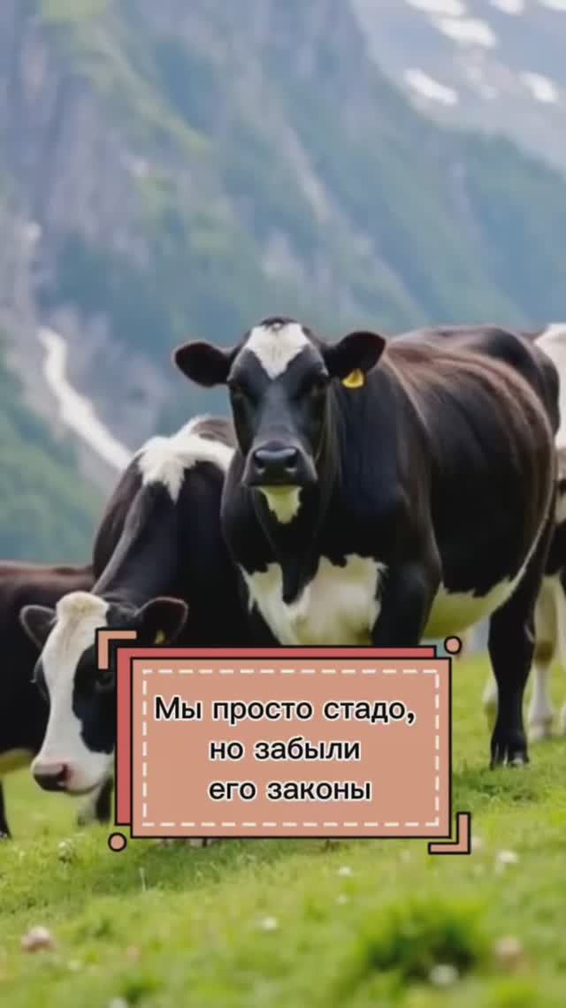 Мы стадо, но забыли об этом