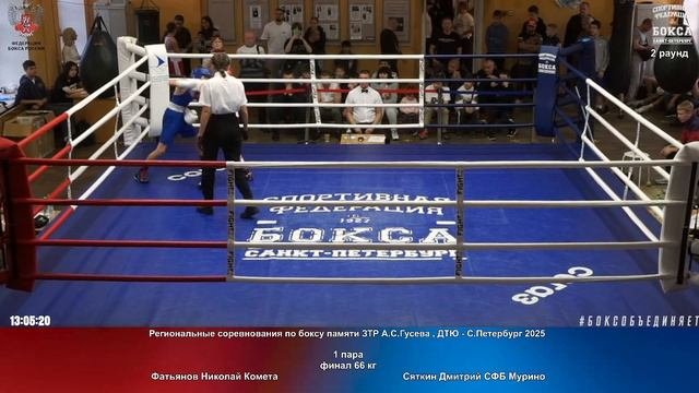 1 финал 46 кг Фатьянов Николай Комета Сяткин Дмитрий СФБ Мурино