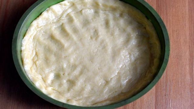 Пирог с  творогом и киви
