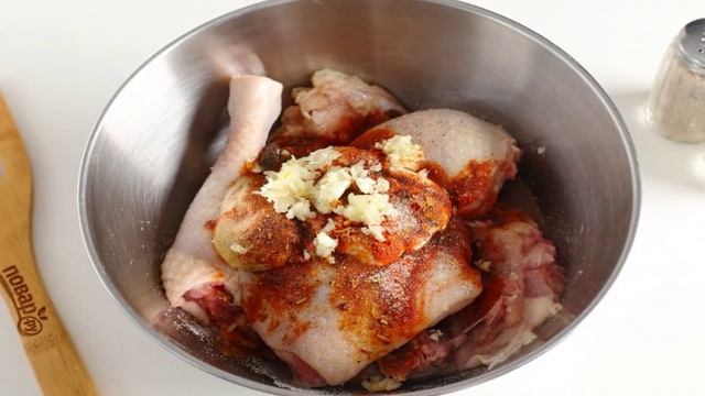 Курица в духовке с корочкой