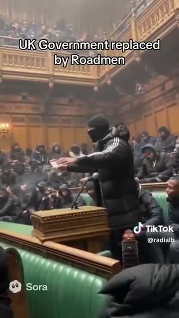 Английский парламент через 10 лет, по мнению ИИ