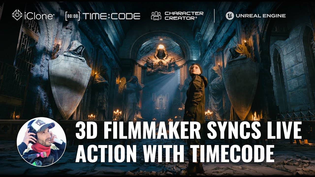 Цезарь Туртурро: как синхронизировать живое видео и 3D-анимацию с помощью таймкода