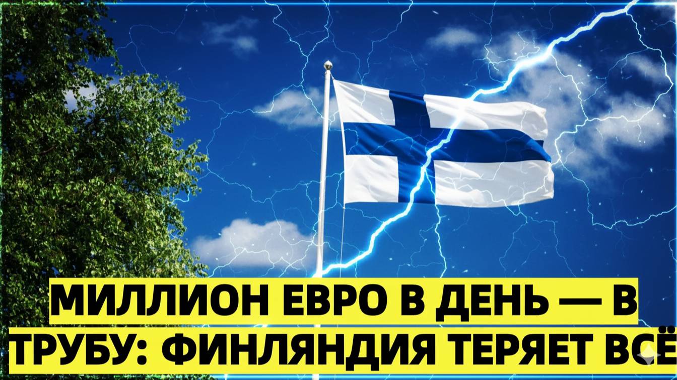Финляндия теряет по миллиону евро в день  золотой поток иссяк