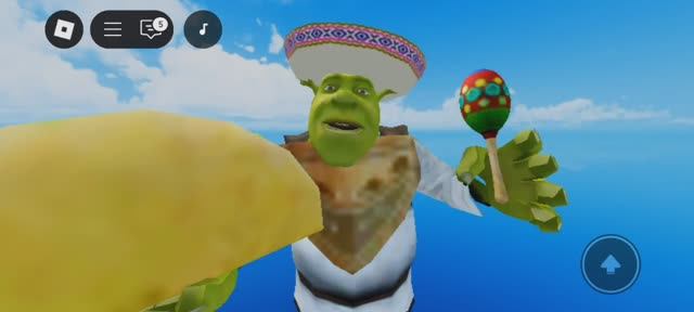 (Чёрный юмор) про Шрека Шрек и людоед из игры введите Шрека Roblox