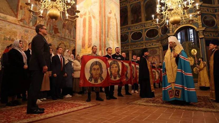 В Софийском соборе Вологды состоялась Всероссийская акция «Эстафета Победы»