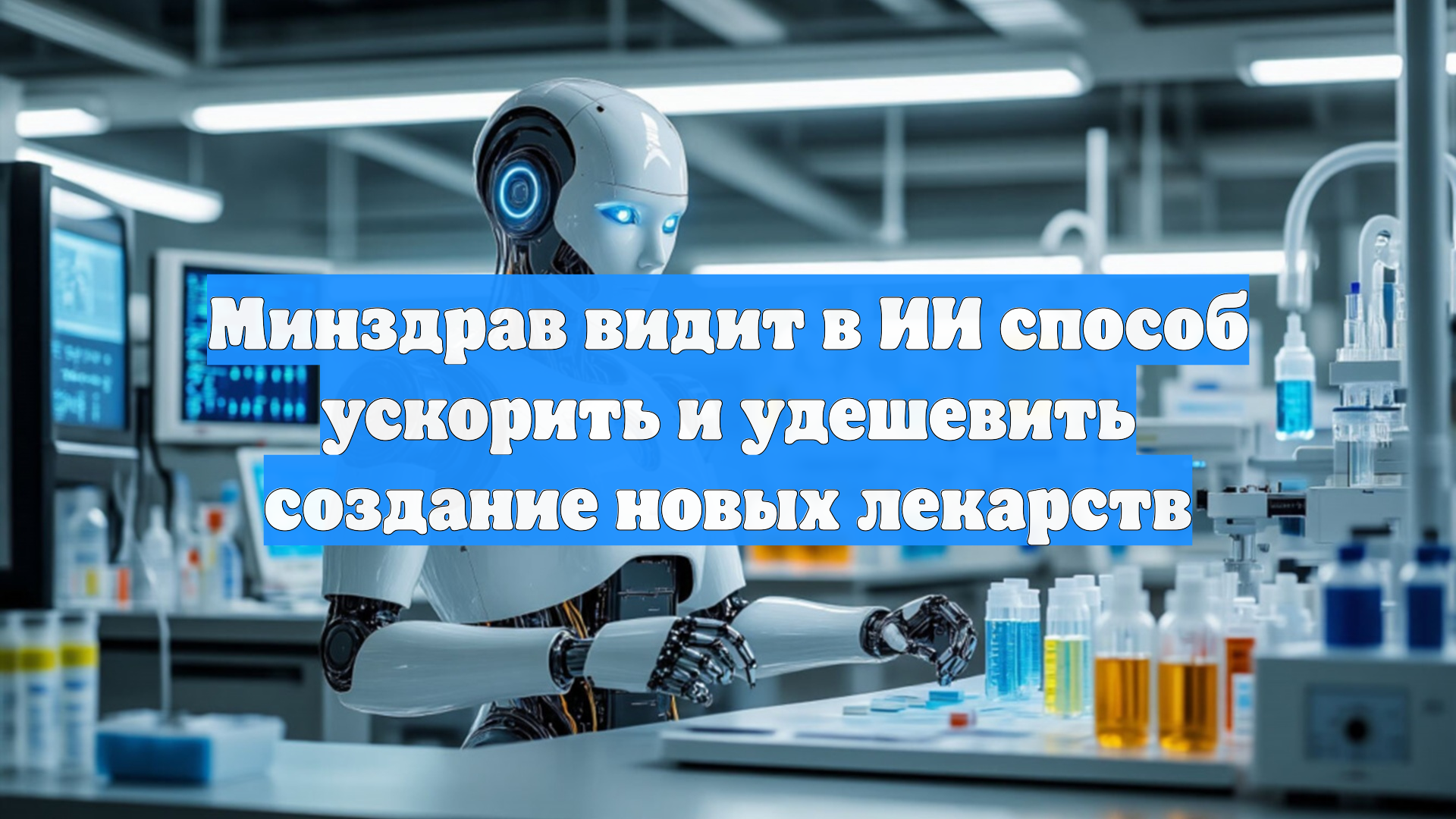Минздрав видит в ИИ способ ускорить и удешевить создание новых лекарств