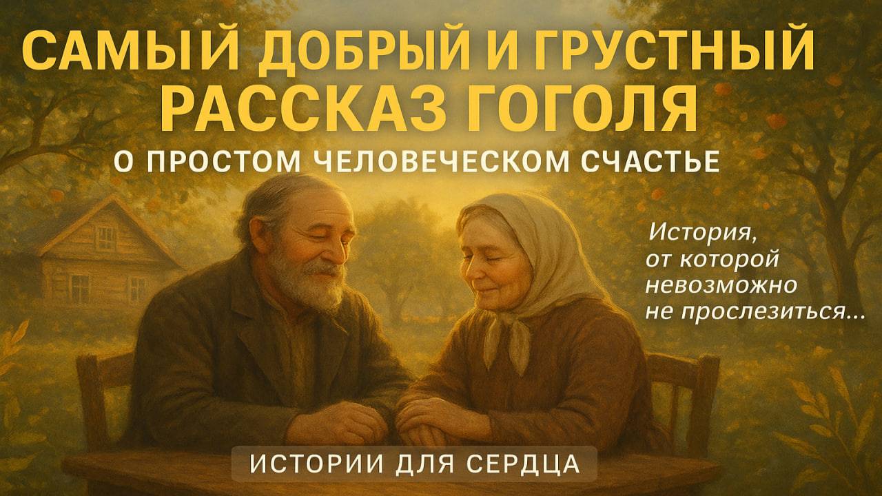 Самый добрый и грустный рассказ Гоголя  Старосветские помещики