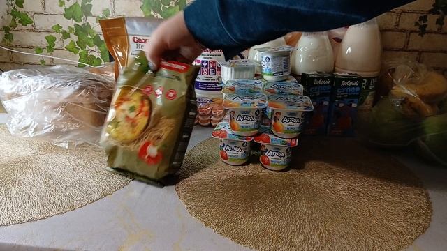 Закупка продуктов из Магнита и распаковка из Фикспрайса