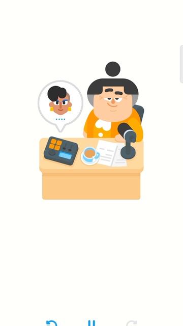 Прослушивание вечеринка в Duolingo