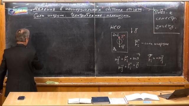 068. Урок 68. Явления в неинерциальных системах отсчета