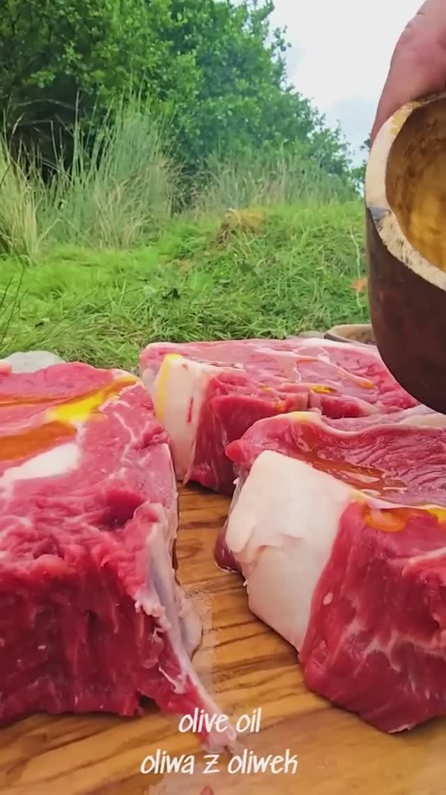 Готовим идеальные стейки на камнях 🥩🔥