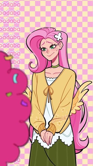 Pinkie Pie X Fluttershy Bugubagadyaga