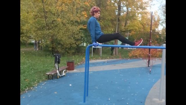 Жесткие упражнения на брусьях!