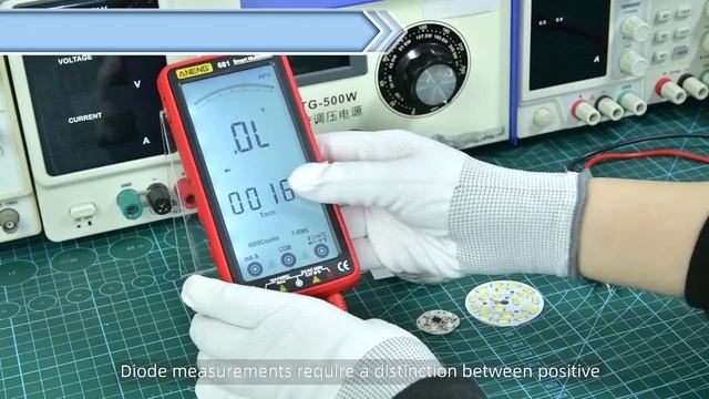 ANENG 681 Профессиональный цифровой перезаряжаемый мультиметр.
