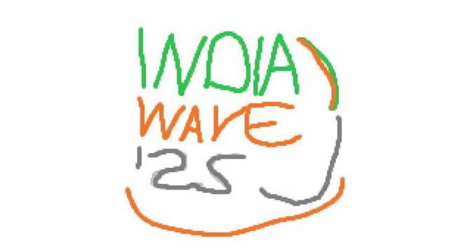 Логотип индийского конкурса Indiawave'25
