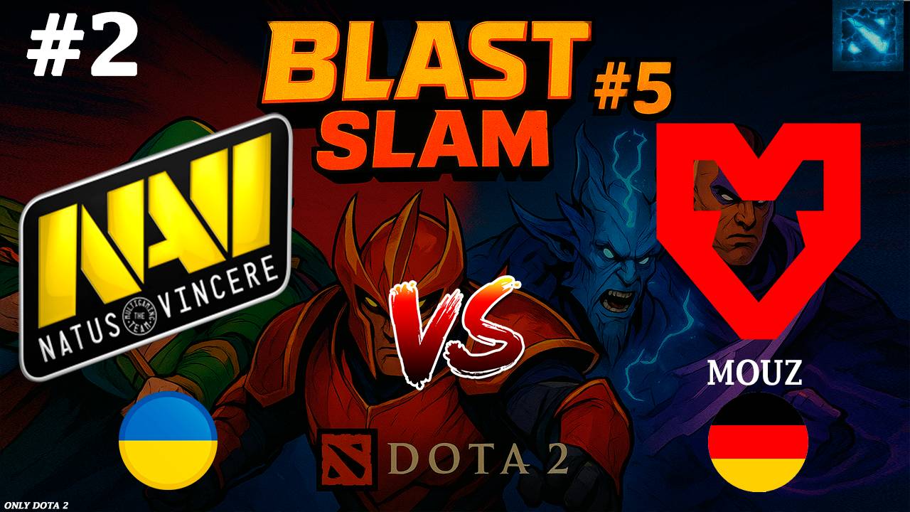 ТОТ МОМЕНТ КОГДА ДРАФТ РЕШАЕТ | NAVI Vs Mouz #2 (BO3) BLAST Slam #5