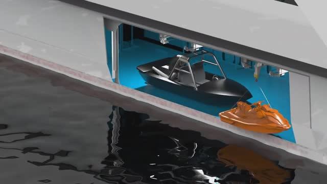 🛥️  СПУ для прогулочных средств | Launch & Recovery System For Leisure Boats | I-Hydro