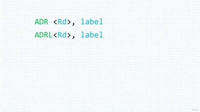 Section 5- Dealing With Constants And Literals, Lecture 33- Loading Labels With ADR, ADRL And LDR I