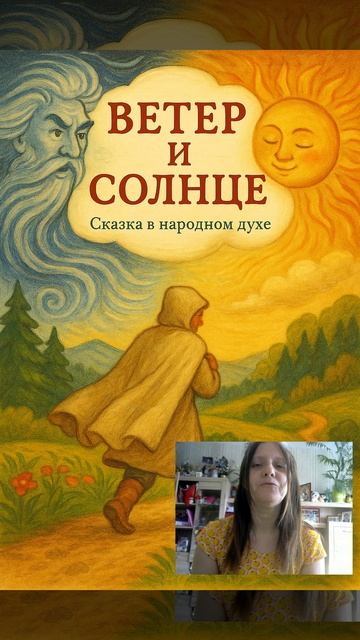 🌞Сказка Ветер и Солнце -Добрые сказки для детей!