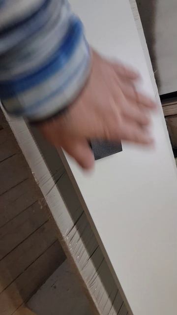 Подготовка и покраска фасадов на кухню, выбрали наконец-то цвет фасадов, пора красить! #shorts