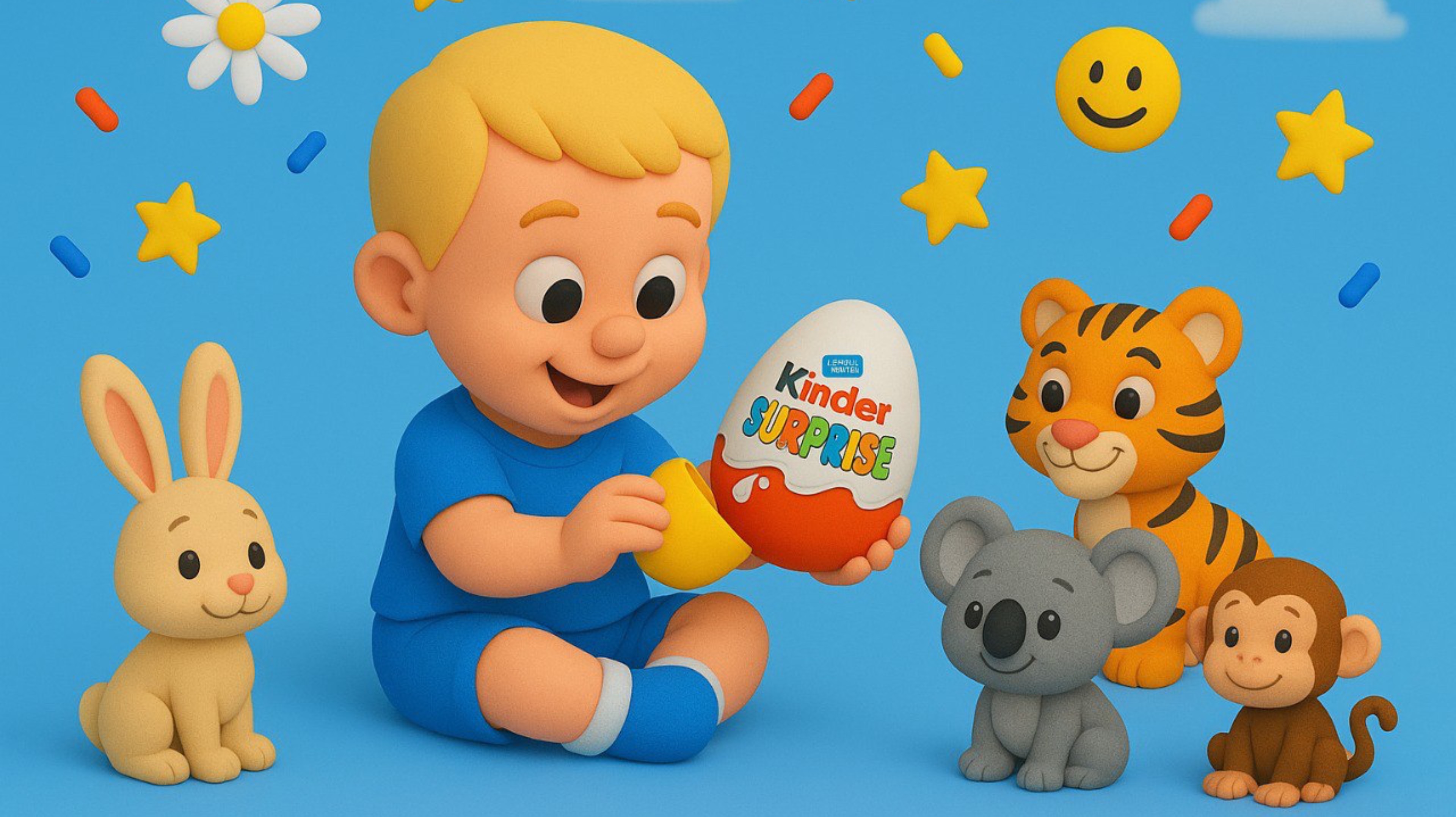 Что внутри яйца?! 🥚🐯 Kinder Natoons распаковка!