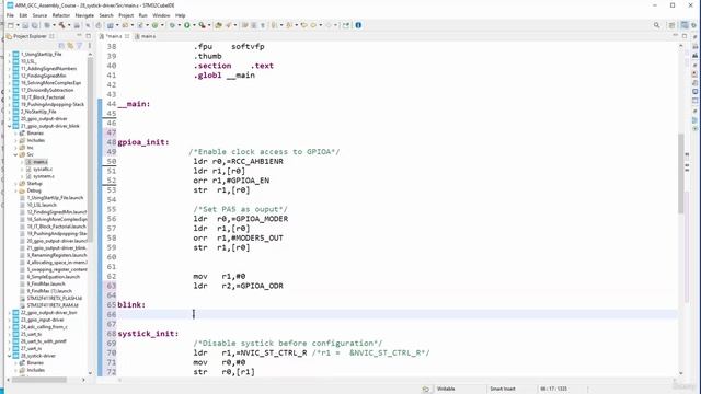 Section 12- Developing The System Tick (SysTick) Timer Driver, Lecture 92- Programming -  Implement