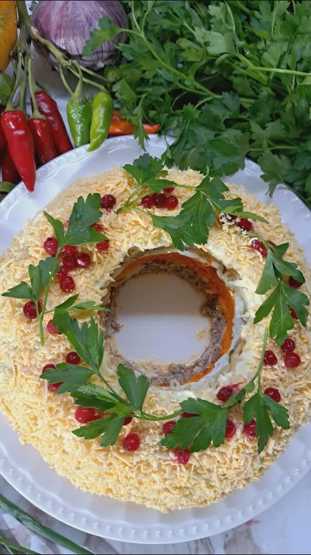 Салат Мимоза с яблоком! Завтра будет рецепт! Вкуснятина!😋😋😋